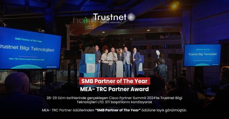 Trustnet Bilgi Teknolojileri, Cisco Partner Summit 2024´Te Smb İş Ortağı Ödülü´nün Sahibi Oldu! 1